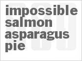 recipe for impossible salmon asparagus pie