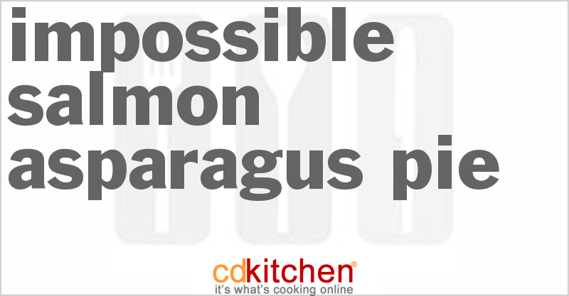Impossible Salmon Asparagus Pie - CDKitchen.com