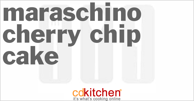 Maraschino Cherry Chip Cake - CDKitchen.com