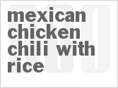recipe for slow cooker mexican chicken chili with rice