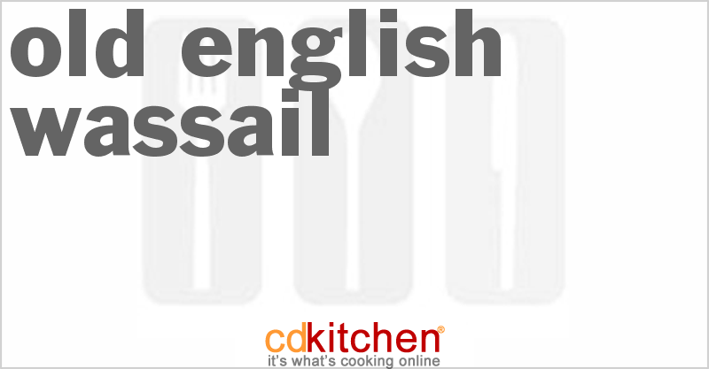 Old English Wassail - CDKitchen.com