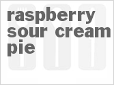 recipe for raspberry sour cream pie