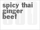 recipe for spicy thai ginger beef
