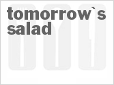 recipe for tomorrow's salad