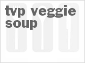 recipe for slow cooker tvp veggie soup