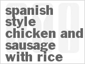 Spanish Style Chicken And Sausage with Rice