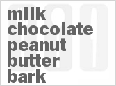 Milk Chocolate Peanut Butter Bark