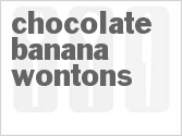 Chocolate-Banana Wontons
