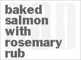 recipe for baked salmon with rosemary rub