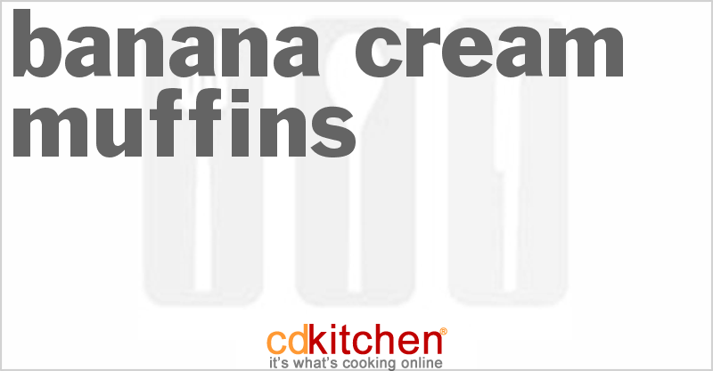 Banana Cream Muffins - CDKitchen.com