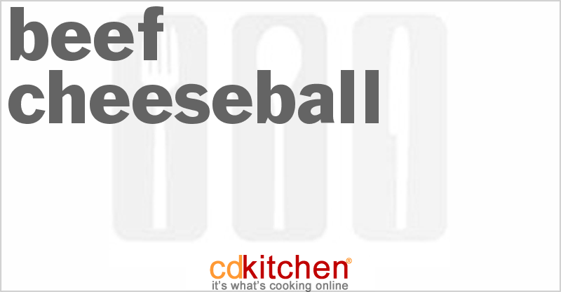 Beef Cheeseball - CDKitchen.com