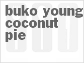 recipe for buko young coconut pie