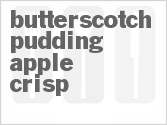 recipe for slow cooker butterscotch pudding apple crisp