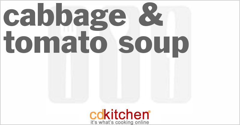 Cabbage & Tomato Soup - CDKitchen.com
