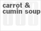 recipe for carrot & cumin soup