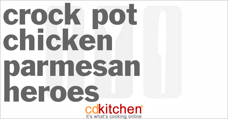 Chicken Parmesan Heroes - CDKitchen.com