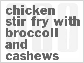 recipe for chicken stir-fry with broccoli and cashews