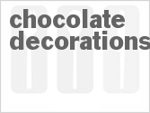 recipe for chocolate decorations