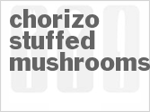 recipe for chorizo stuffed mushrooms