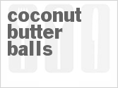 recipe for coconut butter balls