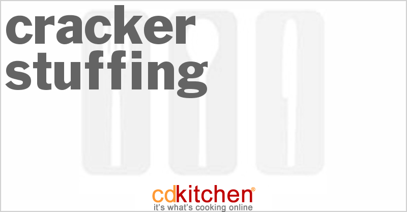 Cracker Stuffing - CDKitchen.com