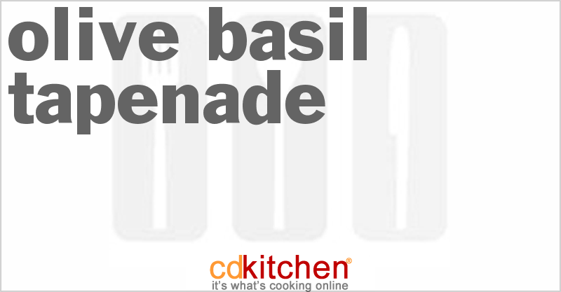 Olive-Basil Tapenade - CDKitchen.com