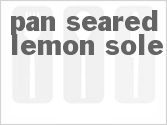 recipe for pan seared lemon sole