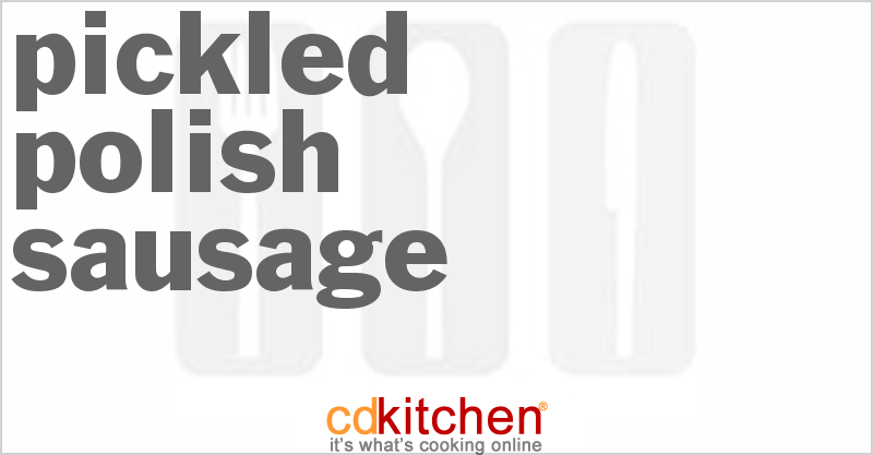 Pickled Polish Sausage - CDKitchen.com