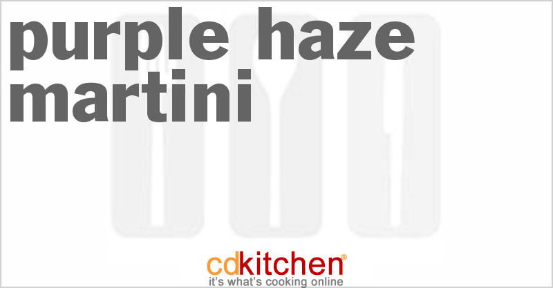 Purple Haze Martini - CDKitchen.com