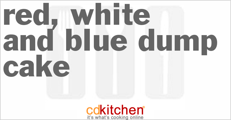 Red, White And Blue Dump Cake - CDKitchen.com