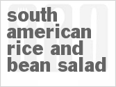 recipe for south american rice and bean salad