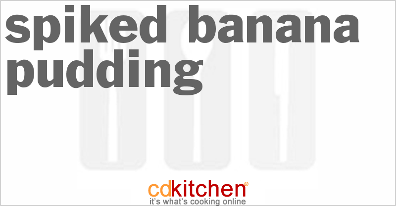 Spiked Banana Pudding - CDKitchen.com