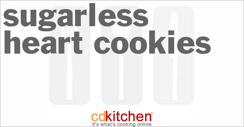Sugarless Heart Cookies - CDKitchen.com