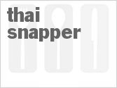 recipe for thai snapper