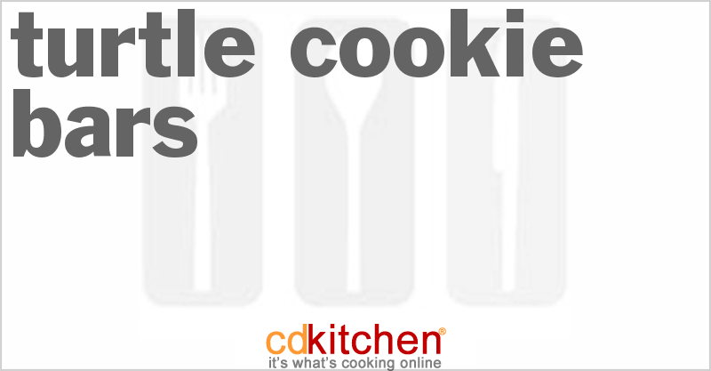 Turtle Cookie Bars - CDKitchen.com