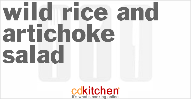 Wild Rice And Artichoke Salad - CDKitchen.com