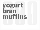 recipe for yogurt bran muffins