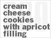 Cream Cheese Cookies With Apricot Filling