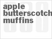 recipe for apple butterscotch muffins