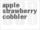recipe for apple strawberry cobbler
