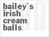recipe for bailey's irish cream balls