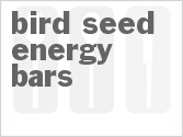 recipe for bird seed energy bars