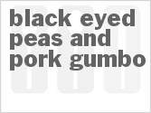 recipe for black-eyed peas and pork gumbo
