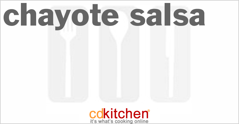 Chayote Salsa - CDKitchen.com