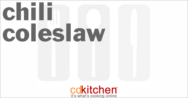 Chili Coleslaw - CDKitchen.com