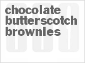 recipe for chocolate-butterscotch brownies