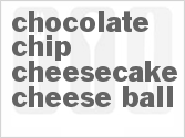 recipe for chocolate chip cheesecake cheese ball