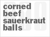 recipe for corned beef sauerkraut balls
