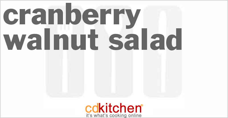 Cranberry Walnut Salad - CDKitchen.com