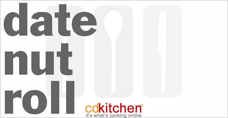 Date Nut Roll - CDKitchen.com